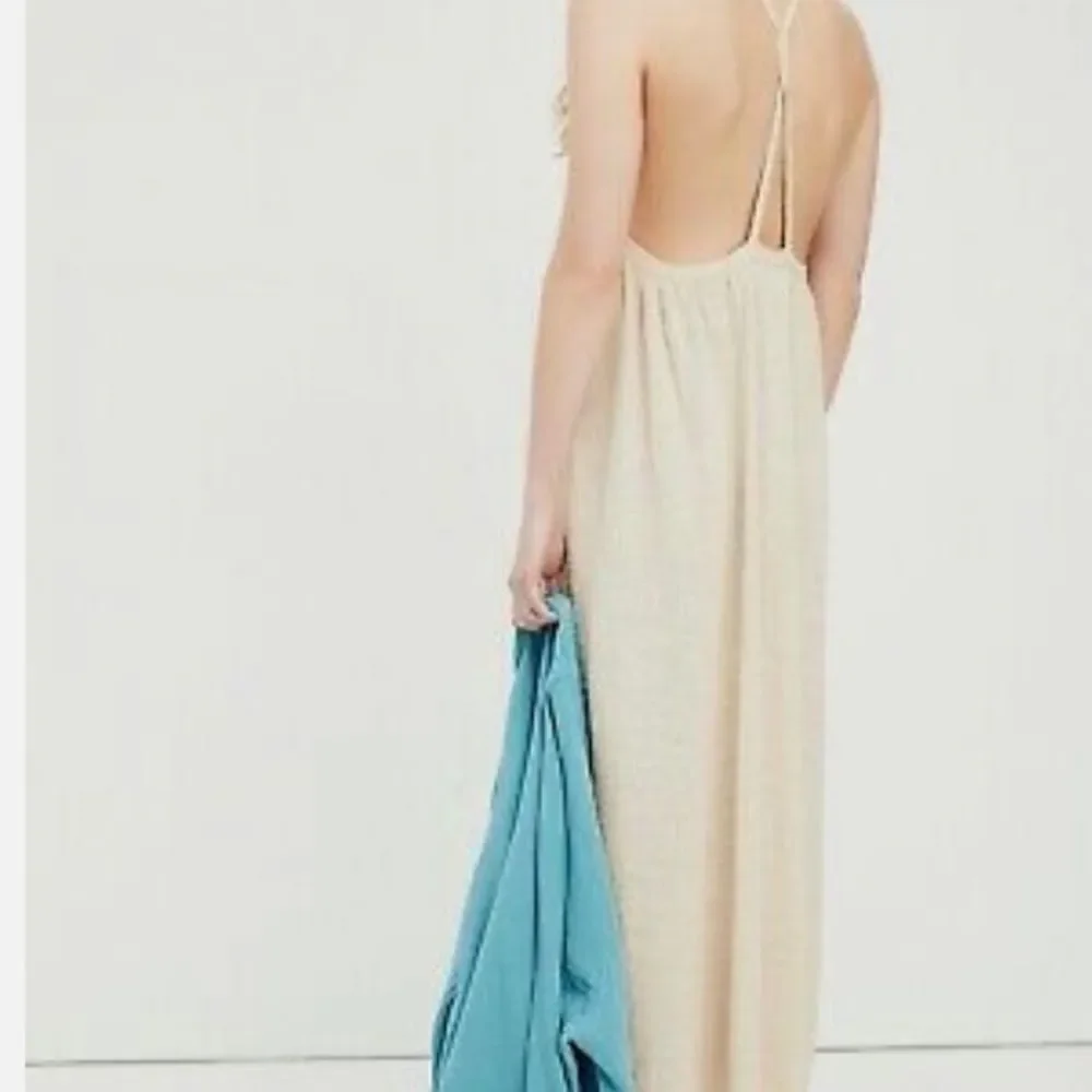New Free People Under The Stars Terry sweater midi dress size XS - Picture 3 of 4